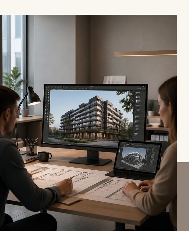3D визуализация архитектуры и объектов строительства в Лангепасе