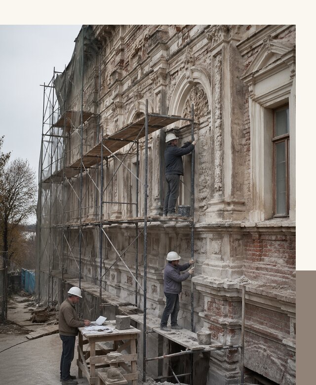 Реставрация объектов культурного наследия под ключ в Лангепасе